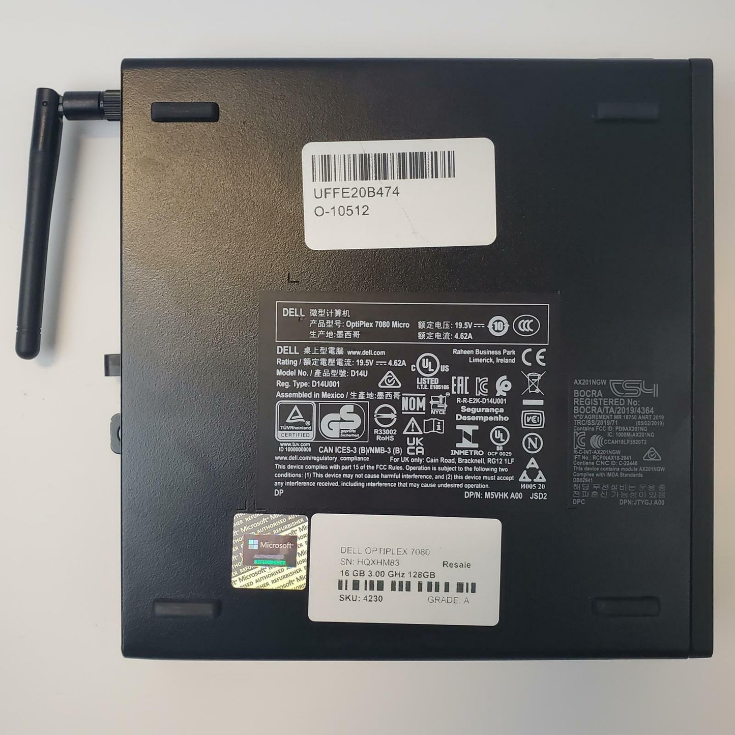 DELL OPTIPLEX 7080 Win 11 Home I5-10500T 16GB RAM 256GB NVME | Grade A | 7145
