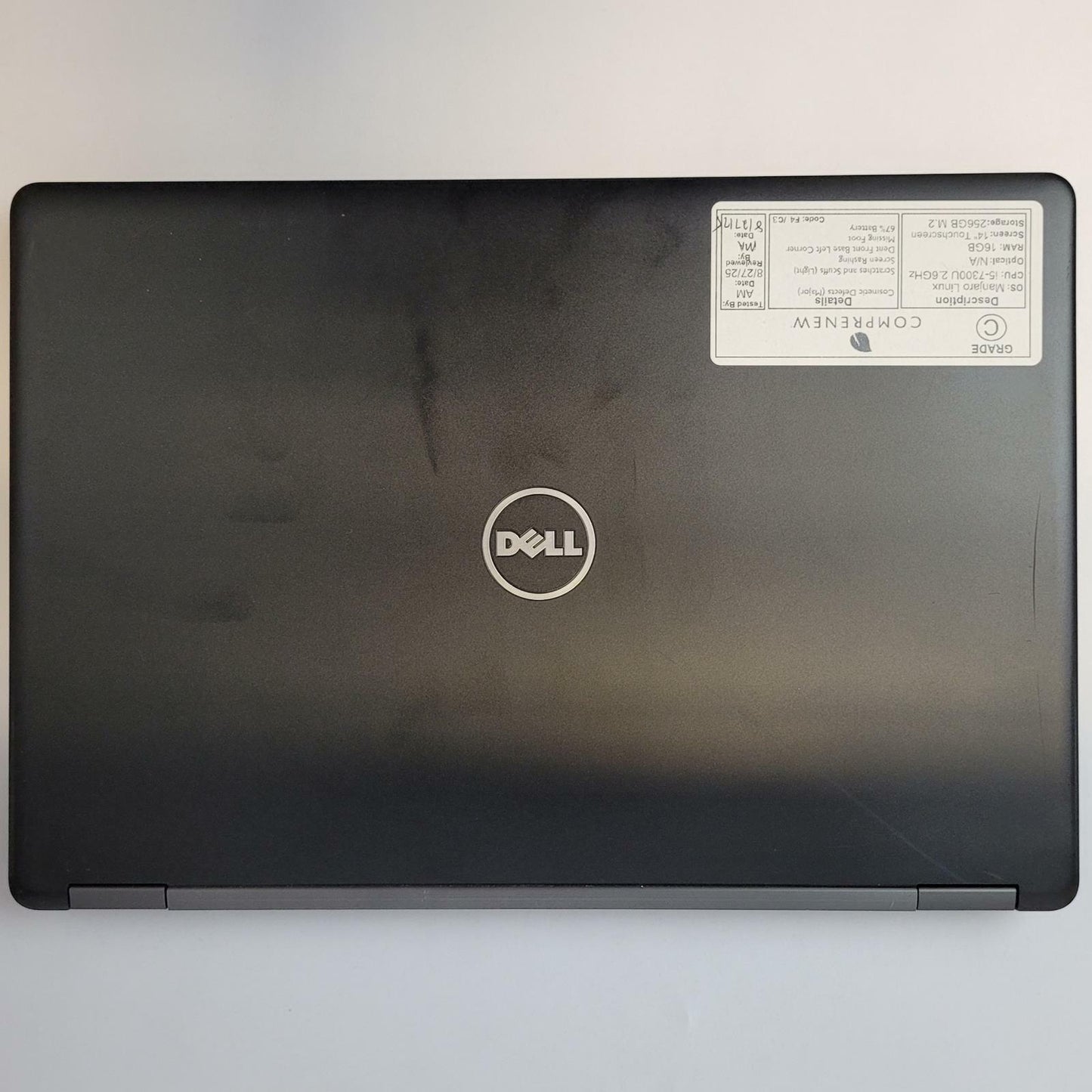 DELL LATITUDE 5480 Linux Manjaro i5-7300U 16GB RAM 256GB M.2 | Grade C