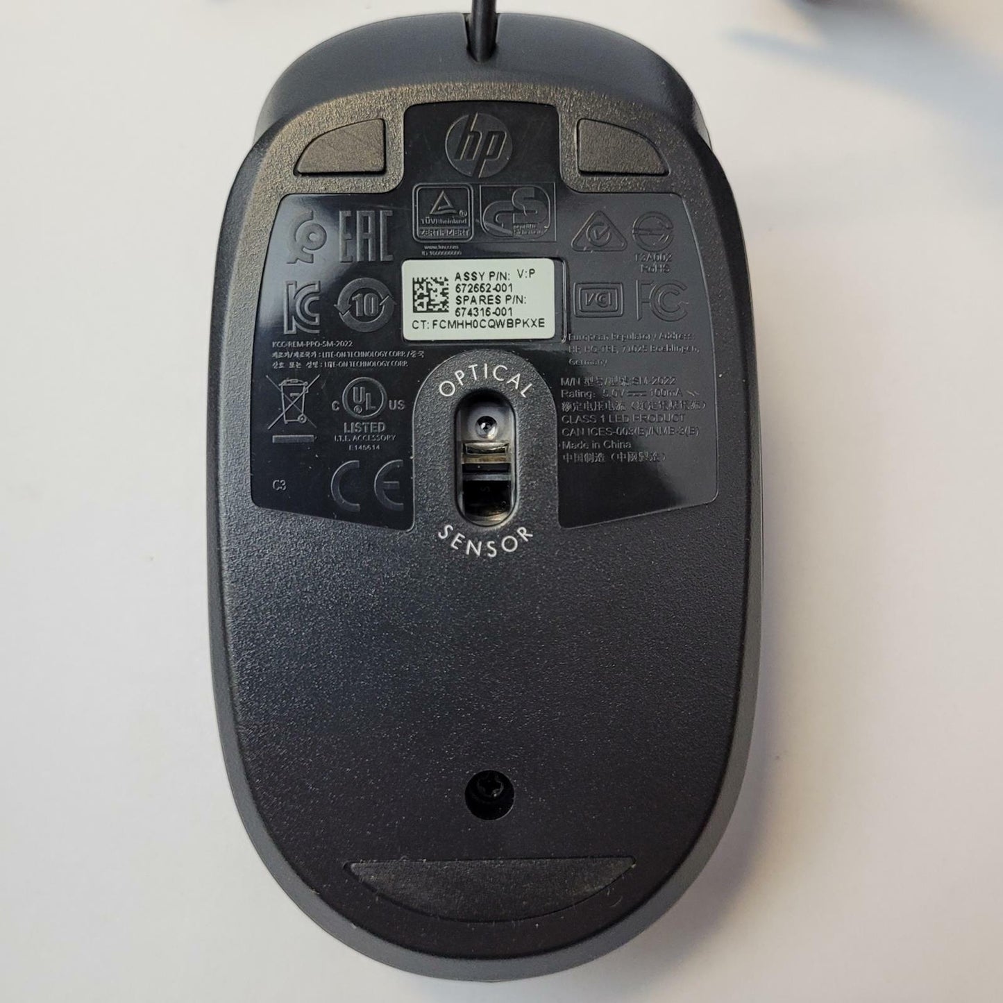 HP SM-2022 USB Wired Mouse | Grade A