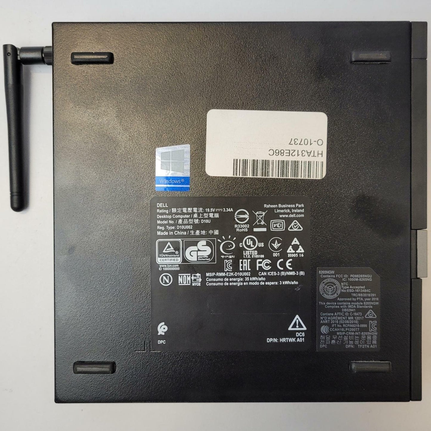 DELL OPTIPLEX 7050 No OS I5-7500T 16GB RAM 256GB 2.5" SSD | Grade B