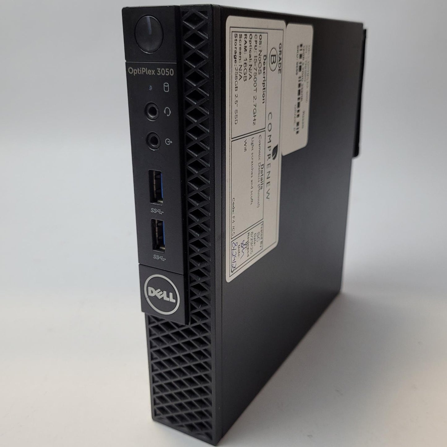 DELL OPTIPLEX 3050 No OS I5-7500T 16GB RAM 256GB 2.5" SSD | Grade C