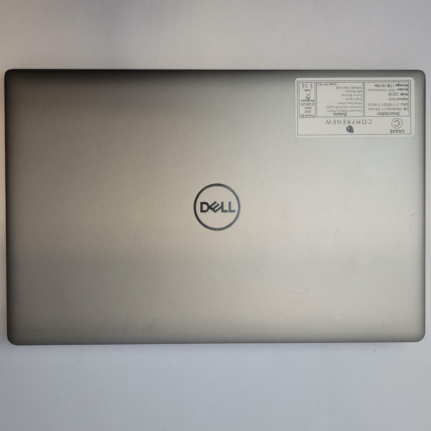 DELL PRECISION 3560 Windows 11 Home i7-1185G7 32GB RAM 1TB NVME | Grade C