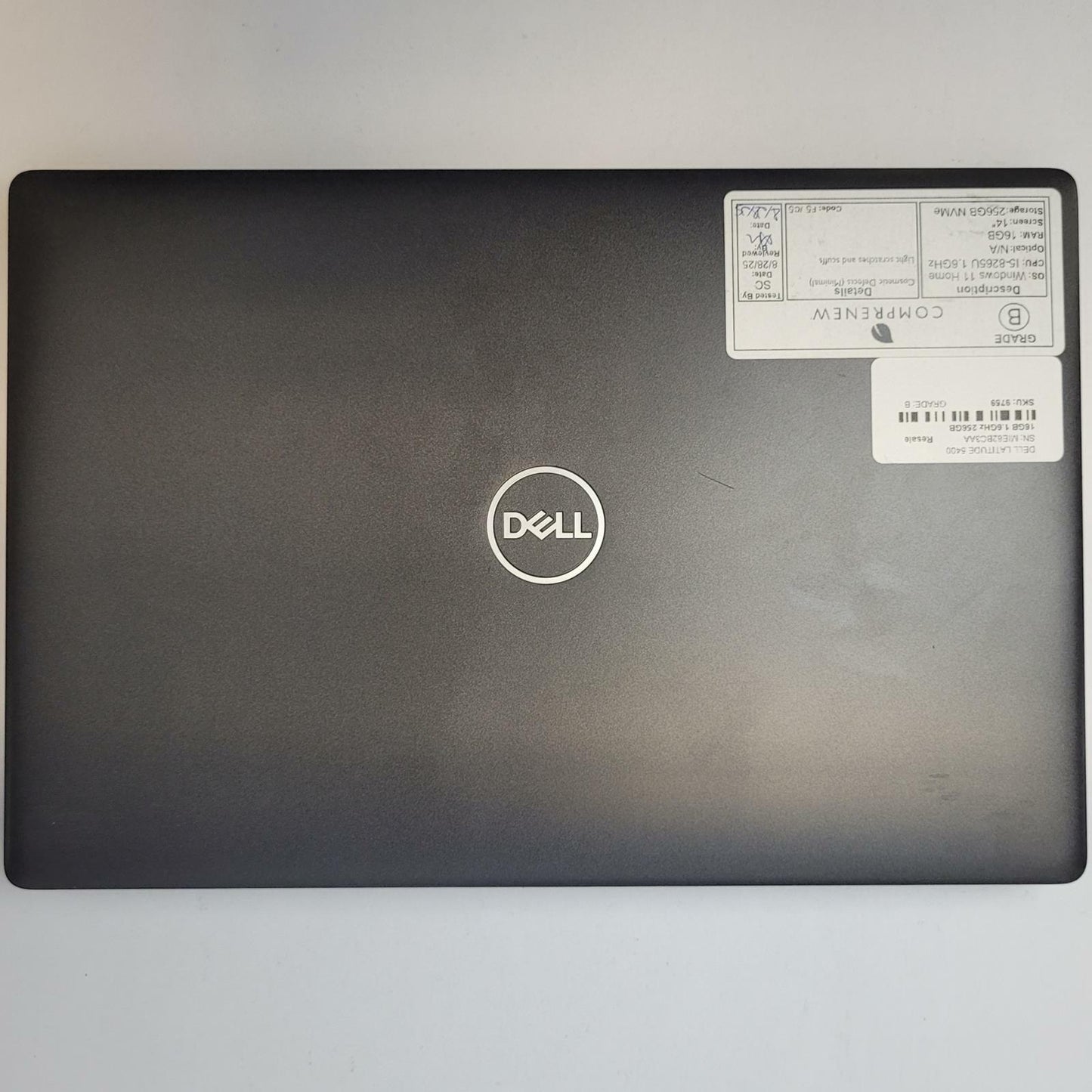 DELL LATITUDE 5400 Win 11 Home i5-8265U 16GB RAM 256GB NVME | Grade B | 9759