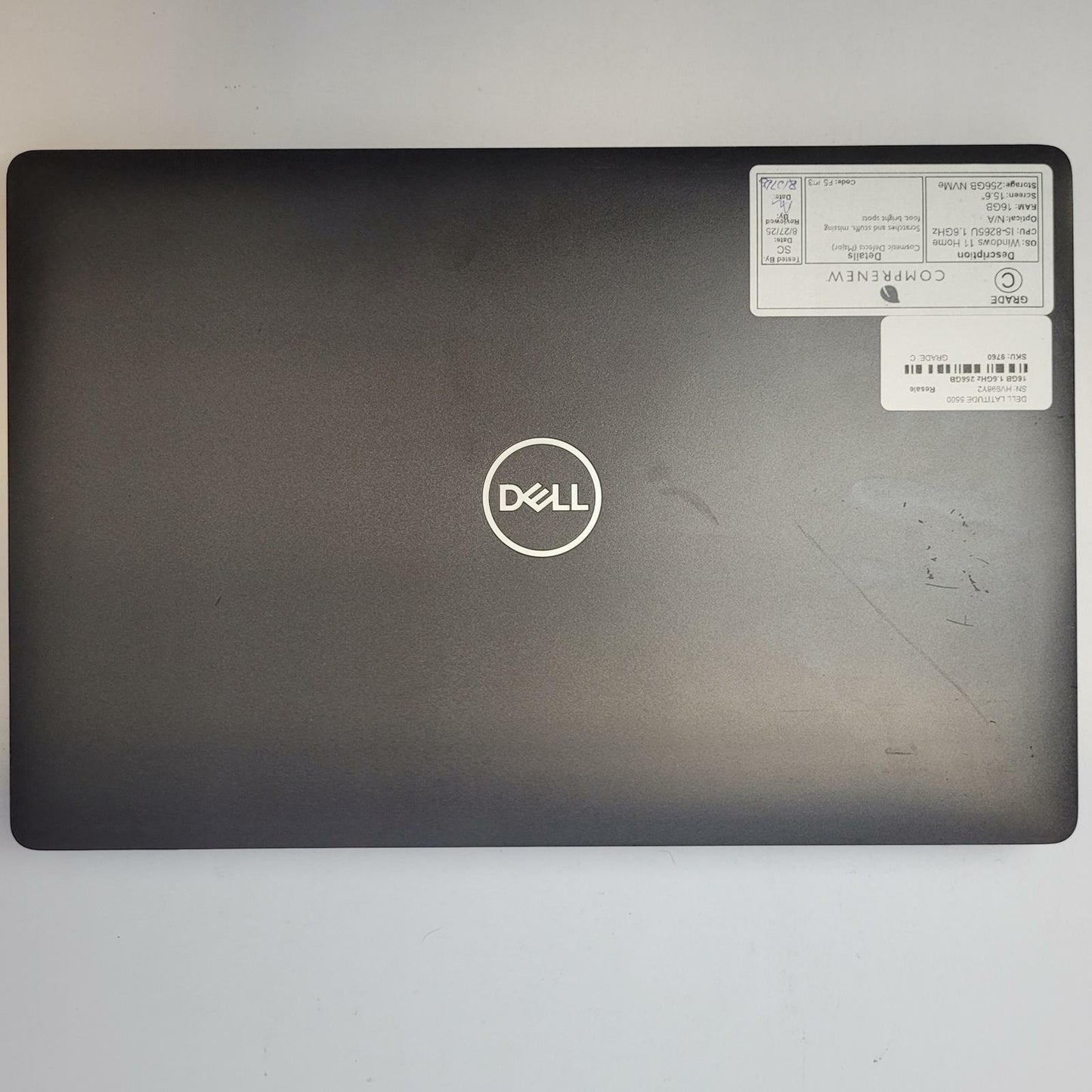 DELL LATITUDE 5500 Win 11 Home i5-8265U 16GB RAM 256GB NVME | Grade C | 9760