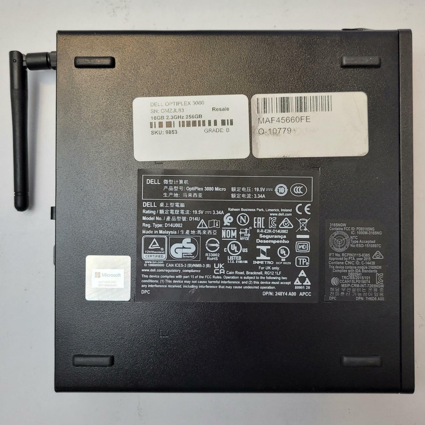 DELL OPTIPLEX 3080 Win 11 Home I5-10500T 16GB RAM 256GB NVME | Grade B | 9853
