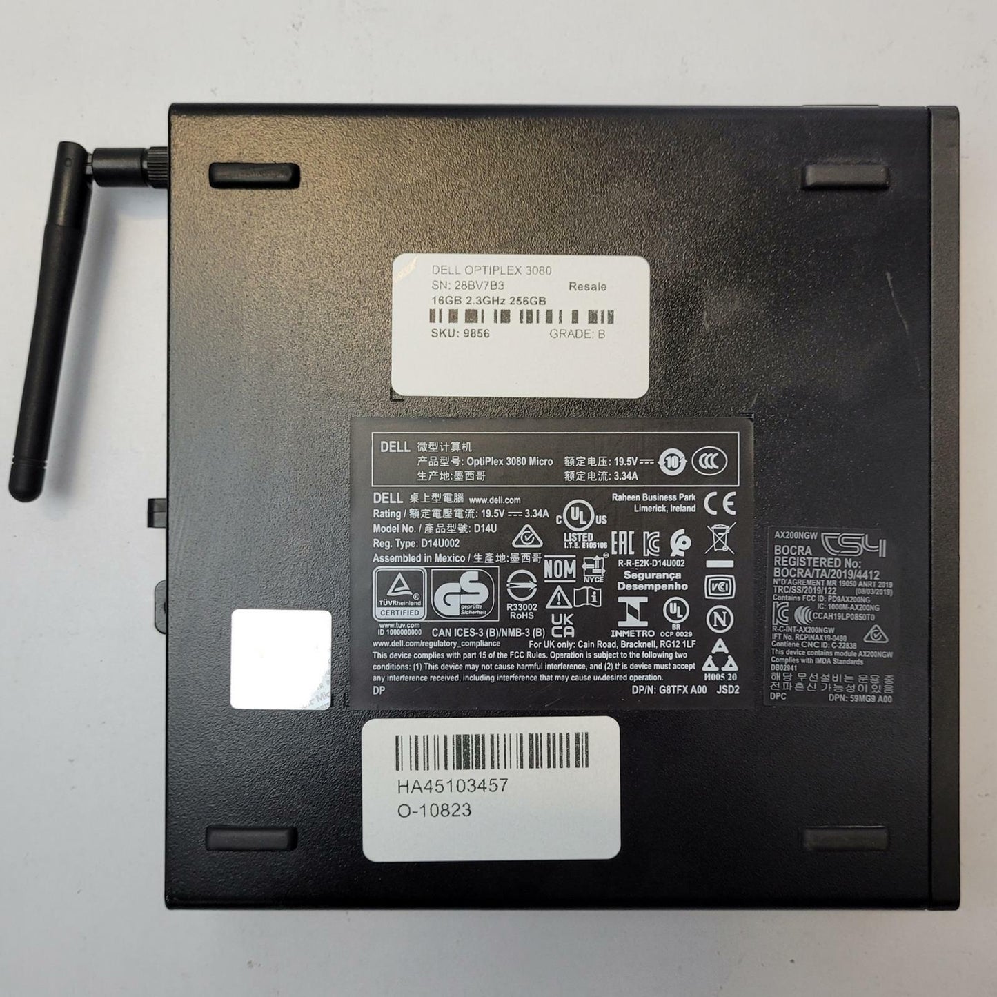 DELL OPTIPLEX 3080 Win 11 Home I5-10500T 16GB RAM 256GB NVME | Grade B | 9856
