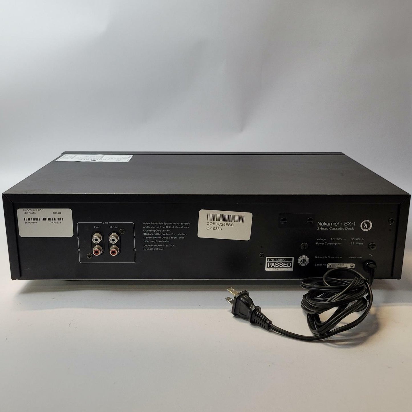 NAKAMICHI BX-1 2-Head Cassette Deck | Grade F