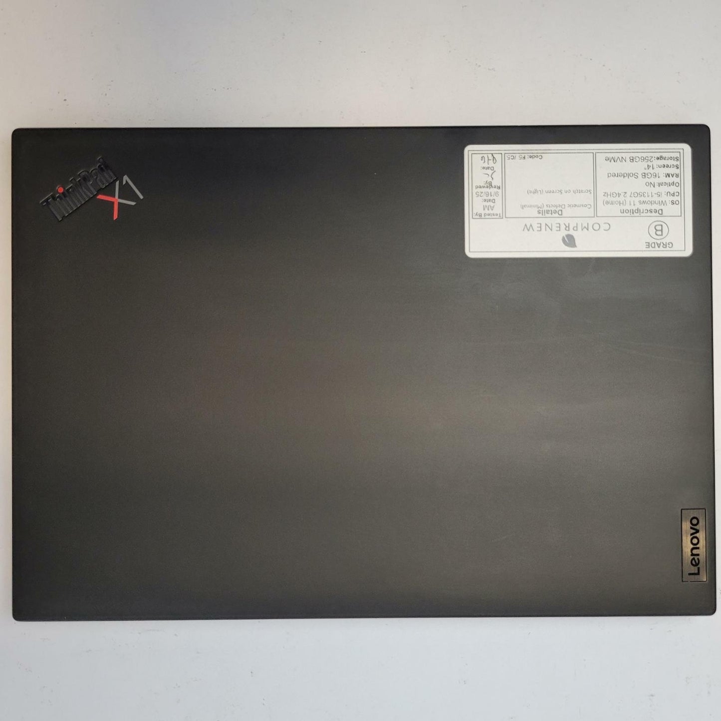LENOVO THINKPAD X1 CARBON G9 Win 11 Home I5-1135G7 16GB RAM 256GB NVME | Grade B