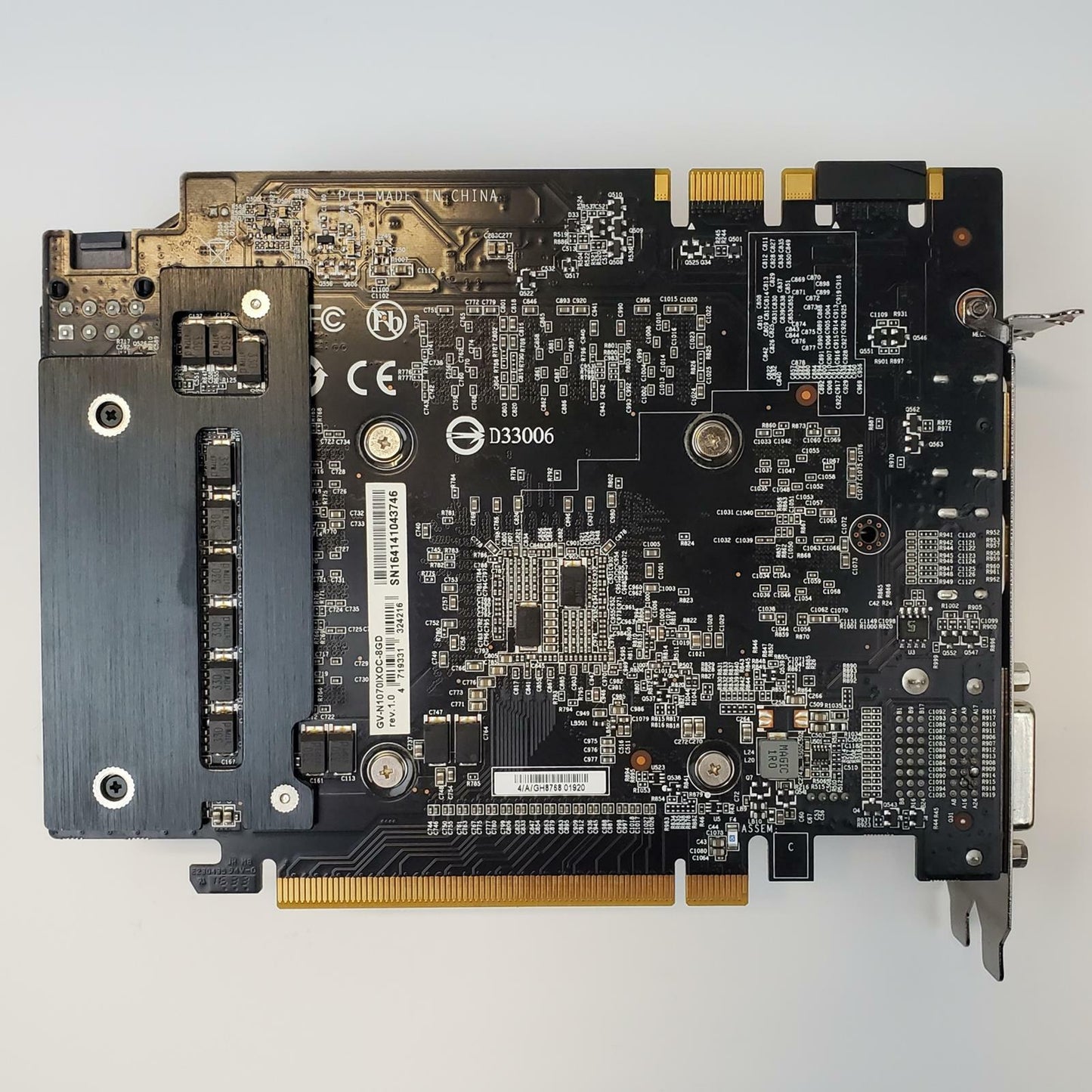 GIGABYTE GeForce GTX 1070 GV-N1070IXOC-8GD 8GB PCIe Graphics Card | Grade A