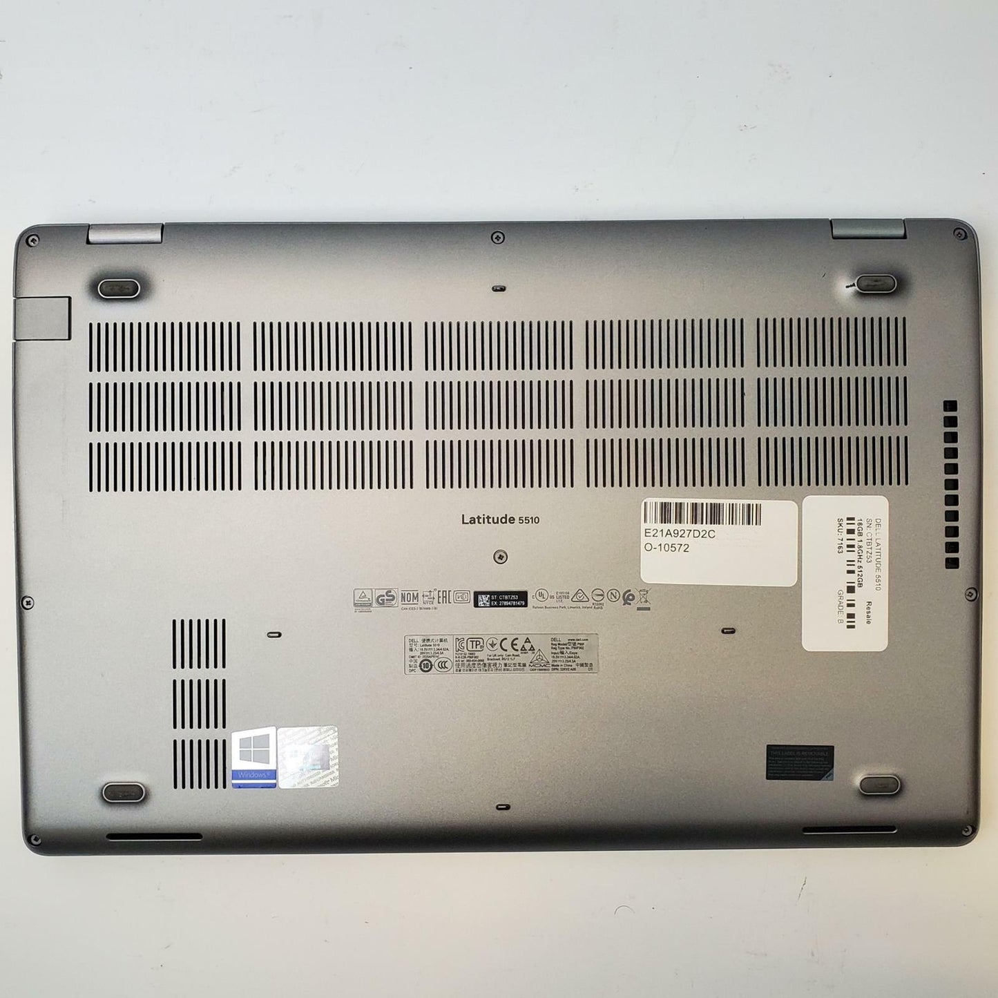 DELL LATITUDE 5510 Win 11 Home i7-10610U 16GB RAM 512GB NVME | Grade B | 7163