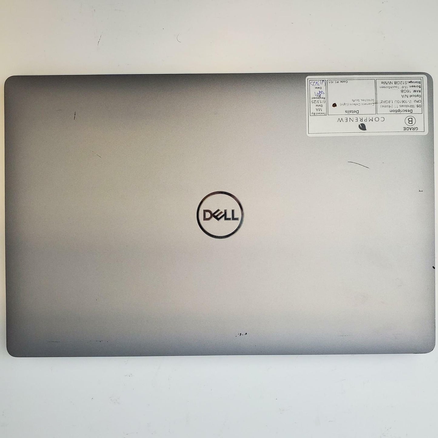 DELL LATITUDE 5510 Win 11 Home i7-10610U 16GB RAM 512GB NVME | Grade B | 7163