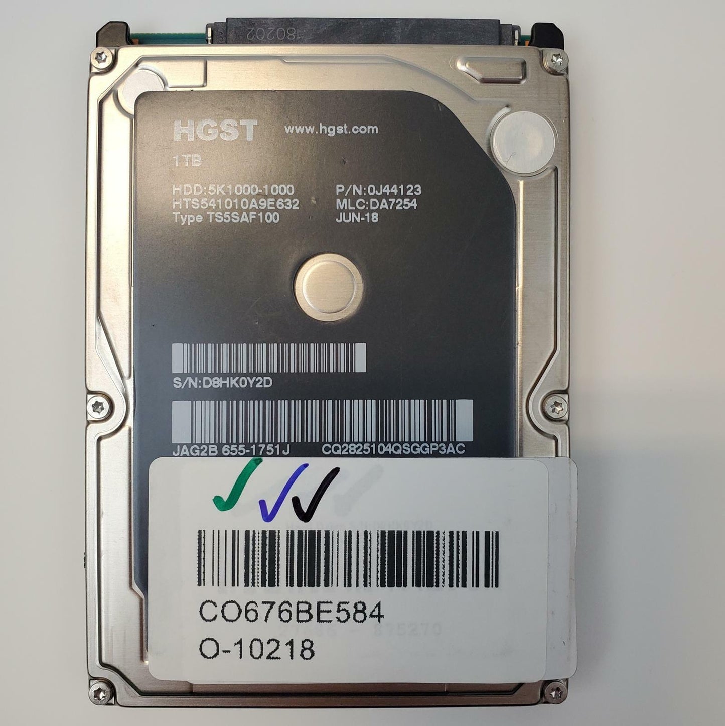 HGST HTS541010A9E632 1TB 2.5" SATA Internal HDD | Grade A