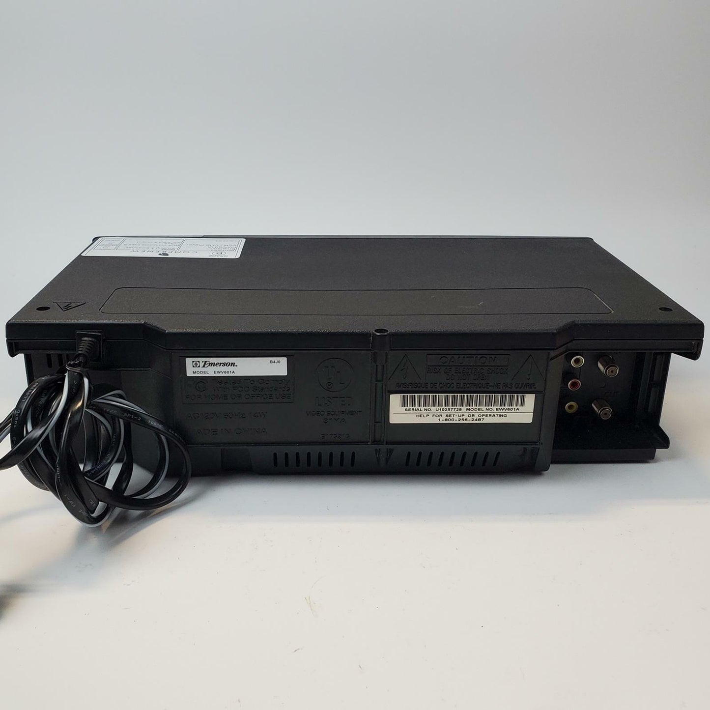 Emerson EWV601A VCR/VHS Player | Grade B