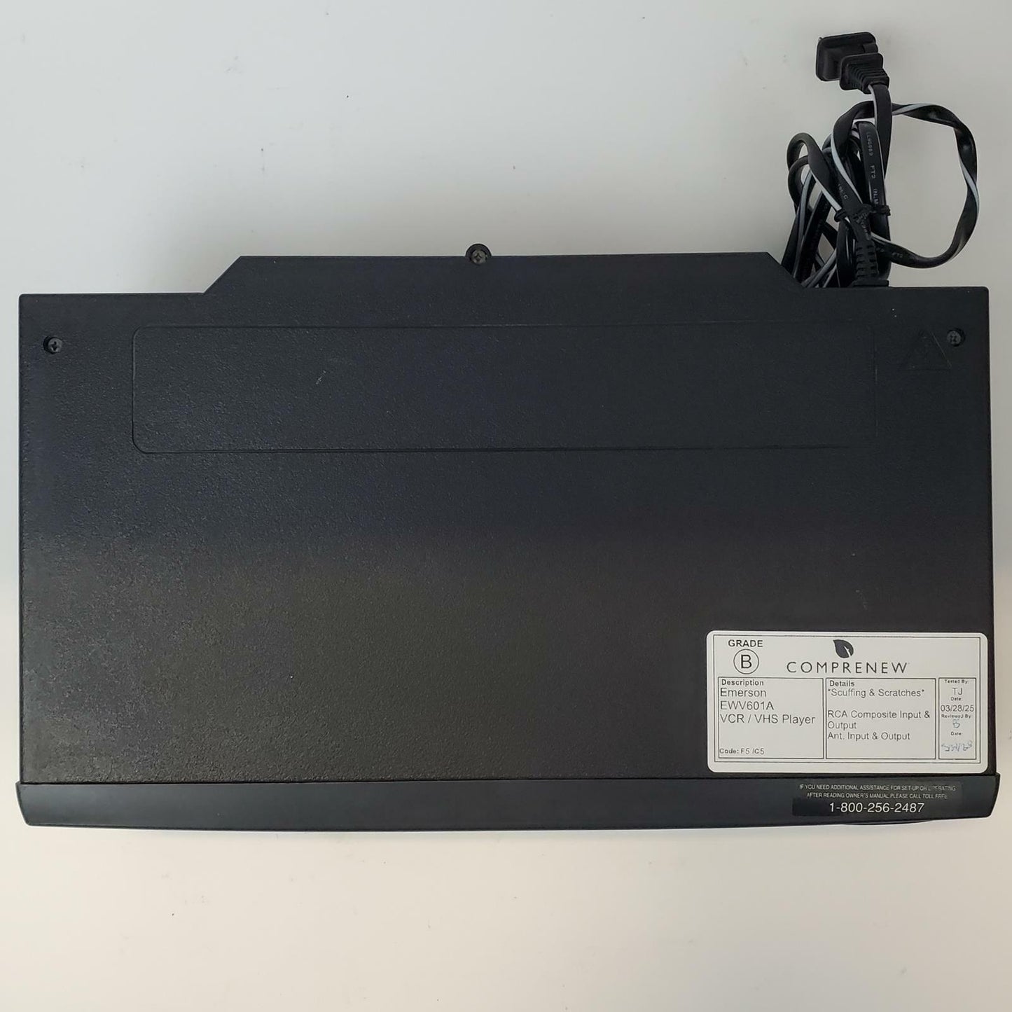 Emerson EWV601A VCR/VHS Player | Grade B
