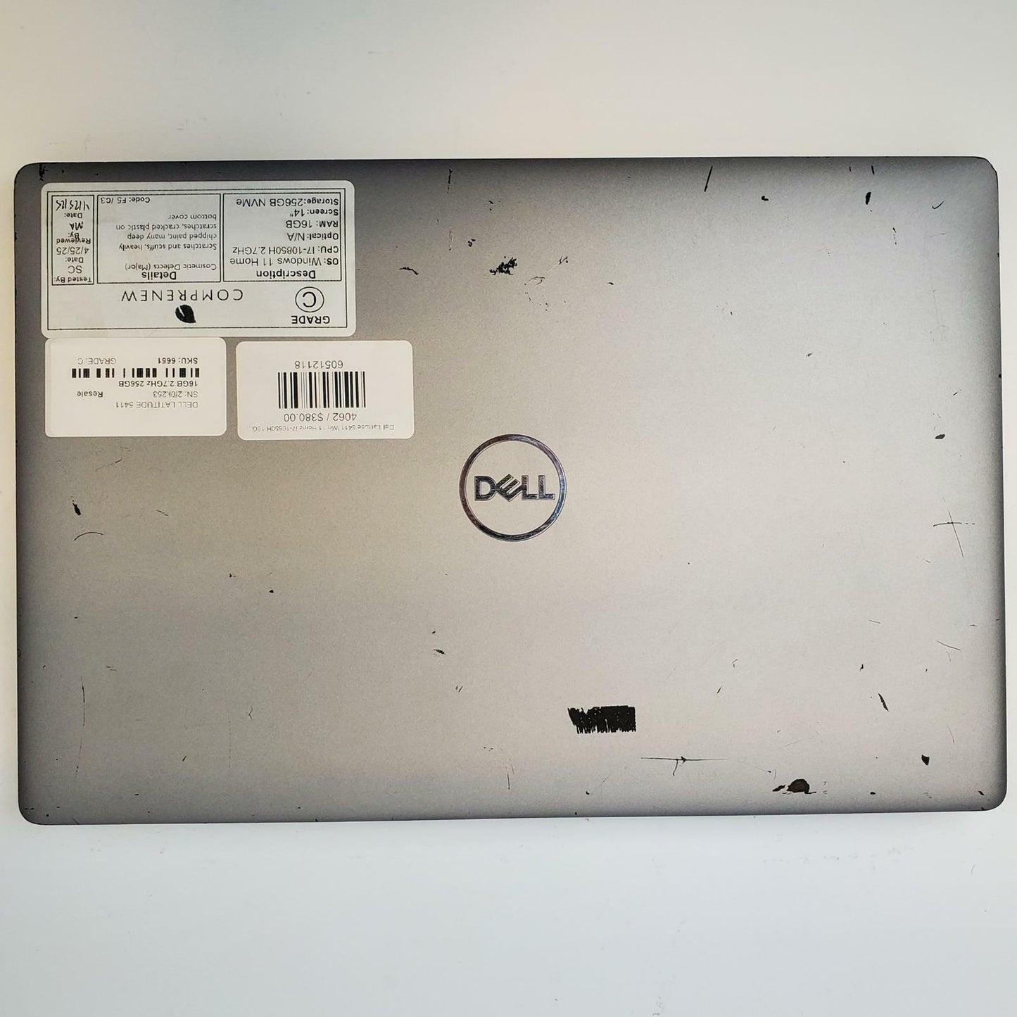 DELL LATITUDE 5411 Win 11 Home i7-10850H 16GB RAM 256GB NVMe | Grade C