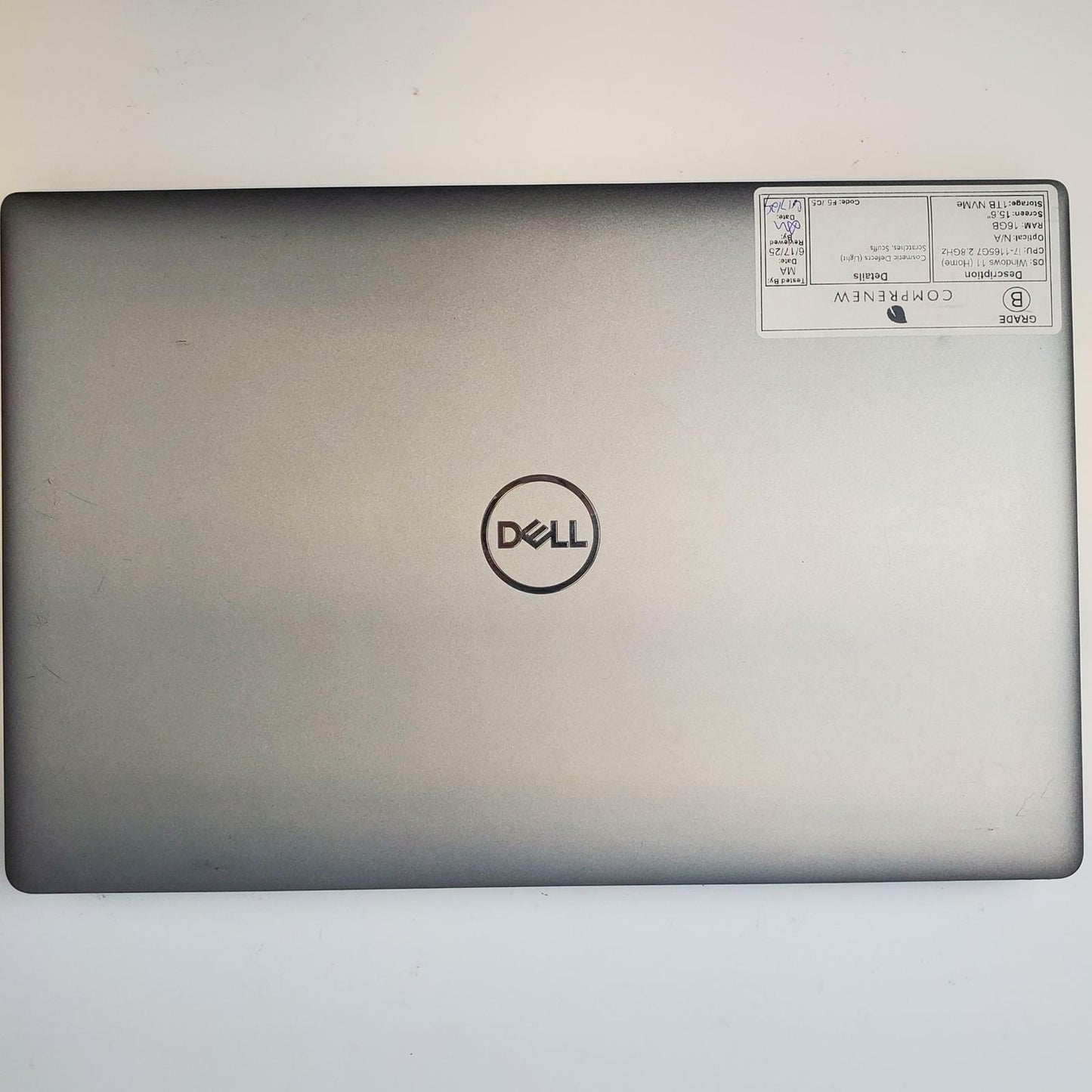 DELL LATITUDE 5520 Win 11 Home I7-1165G7 16GB RAM 1TB NVME | Grade B | 7216