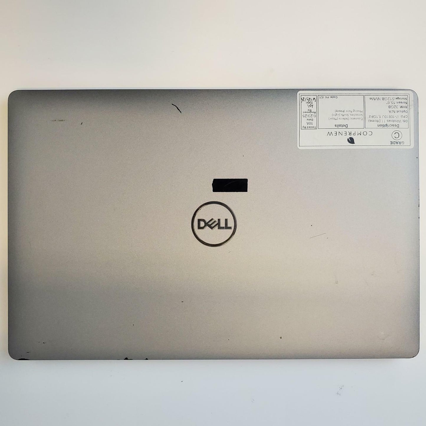DELL LATITUDE 5510 Win 11 Home i7-10810U 32GB RAM 512GB NVME | Grade C | 7329