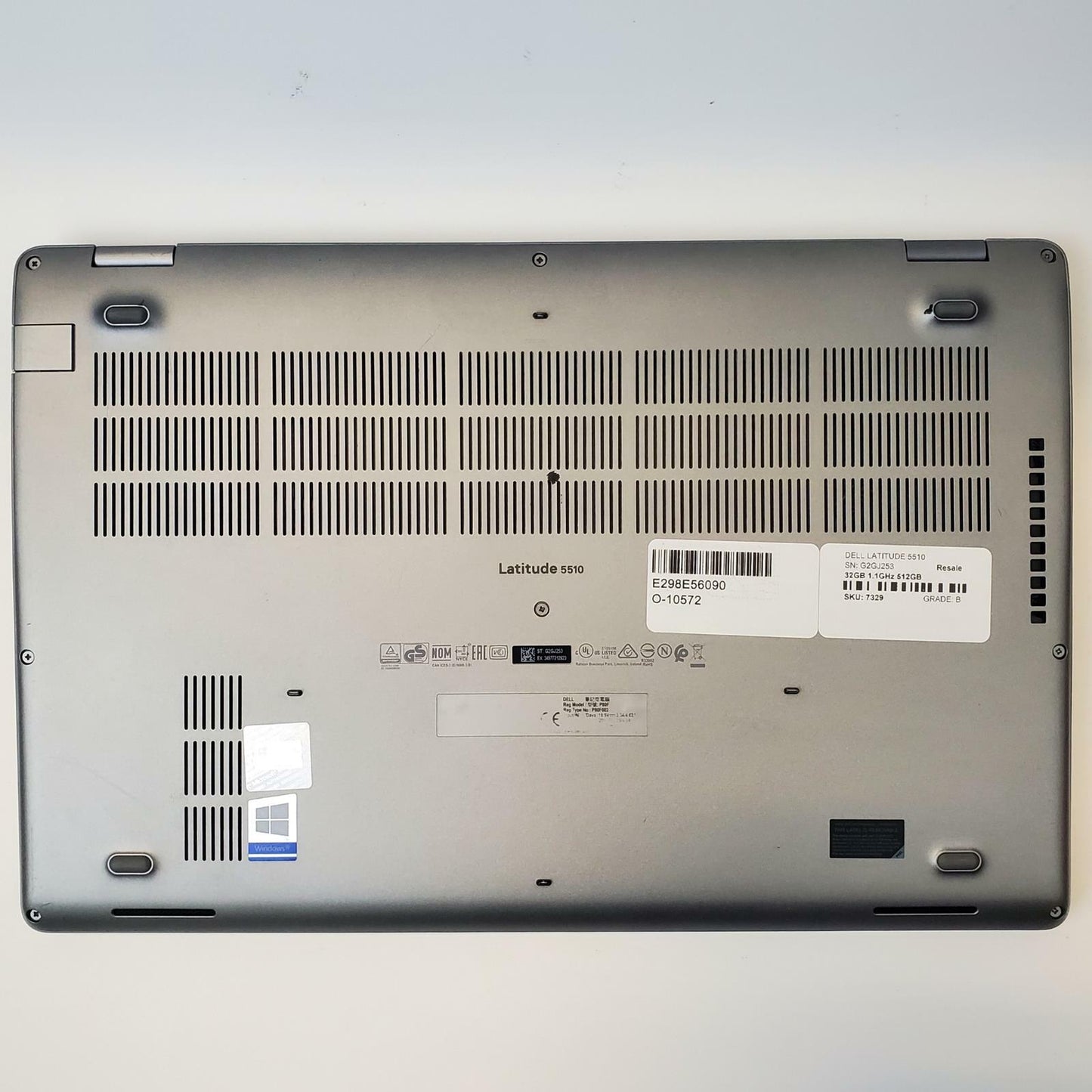 DELL LATITUDE 5510 Win 11 Home i7-10810U 32GB RAM 512GB NVME | Grade C | 7329