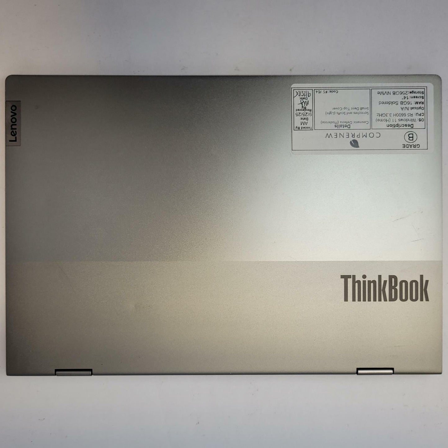 LENOVO THINKBOOK 14P G3 Win 11 Home Ryzen 5 6600H 16GB RAM 256GB NVME | Grade B