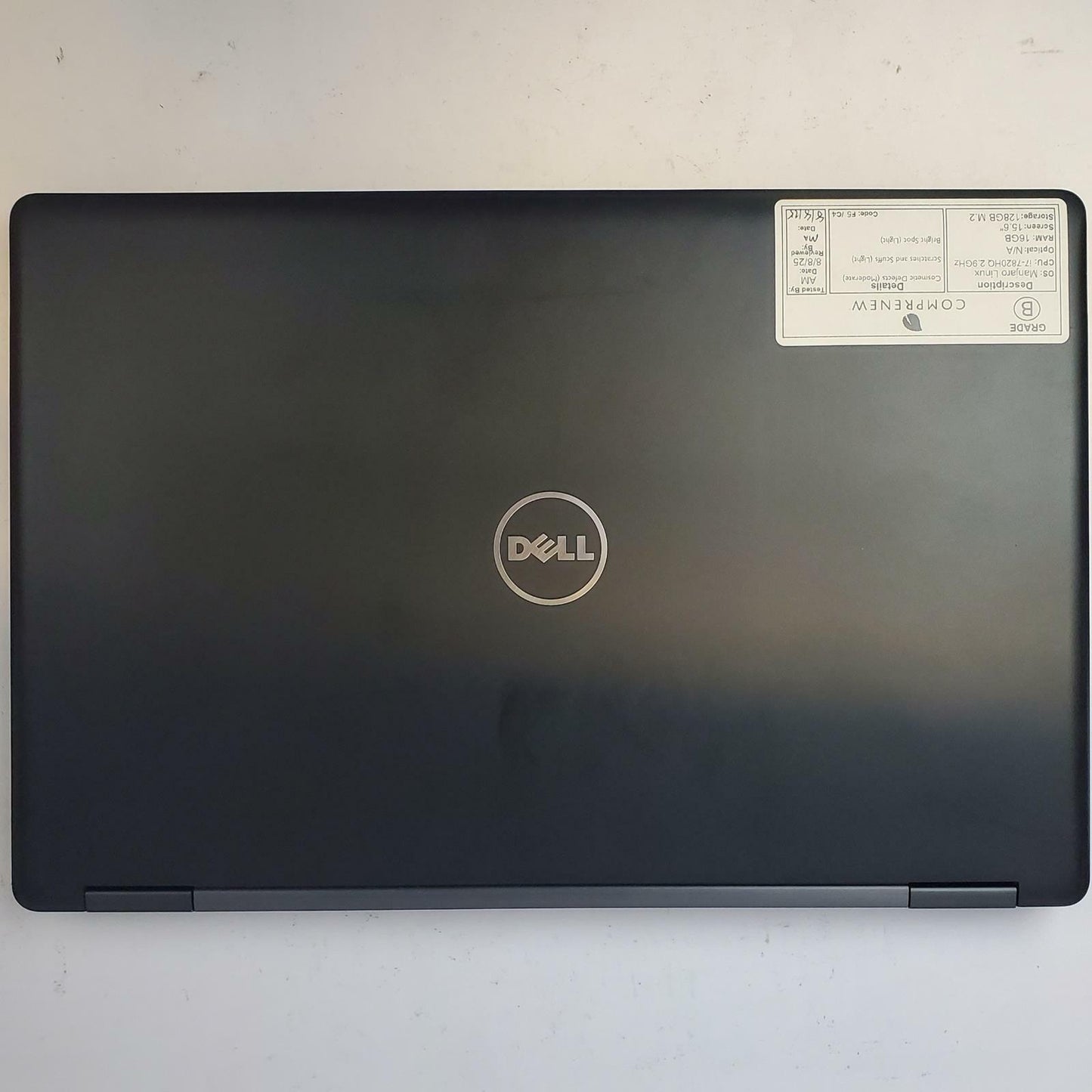 DELL LATITUDE 5580 Manjaro Linux I7-7820HQ 16GB RAM 128GB M.2 | Grade B | 9057