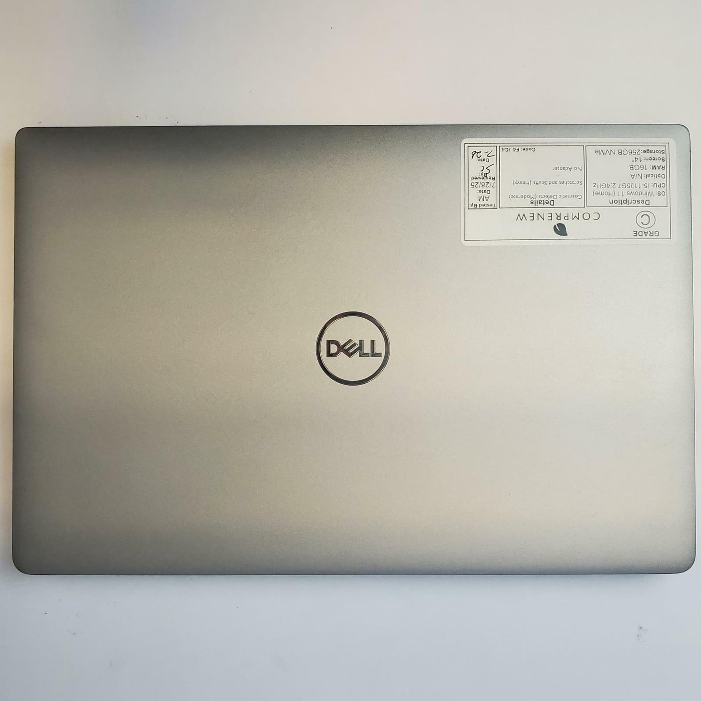 DELL LATITUDE 5420 Win 11 Home I5-1135G7 16GB RAM 256GB NVME | Grade C | 8102