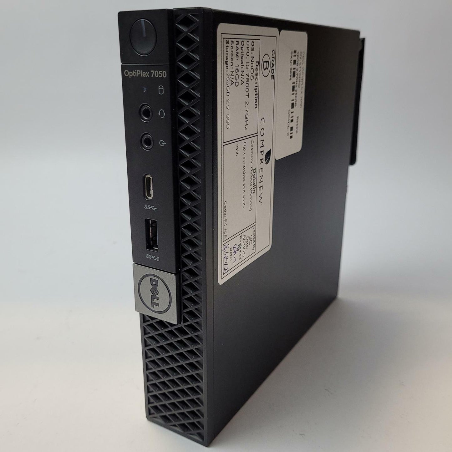 DELL OPTIPLEX 7050 No OS I5-7500T 16GB RAM 256GB 2.5" SSD | Grade B
