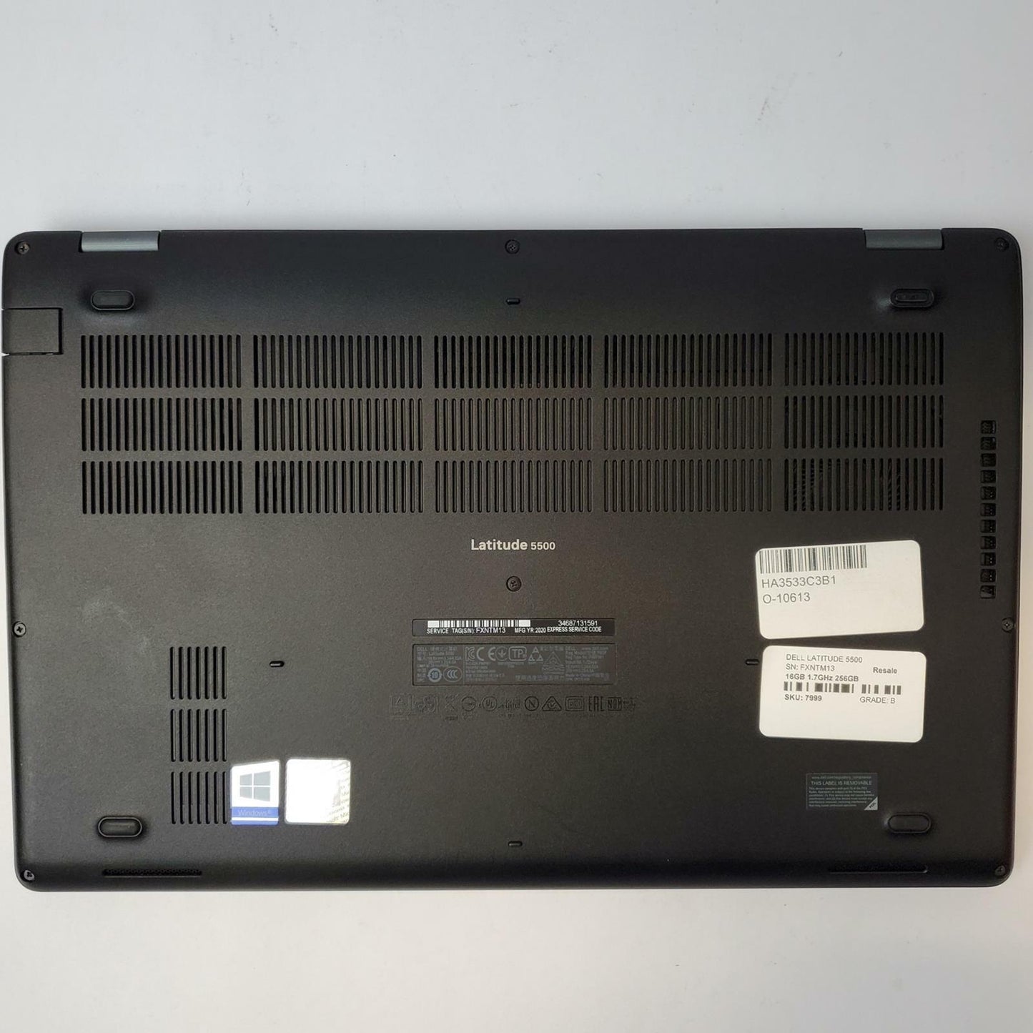 DELL LATITUDE 5500 Win 11 Home I5-8350U 16GB RAM 256GB M.2 | Grade B