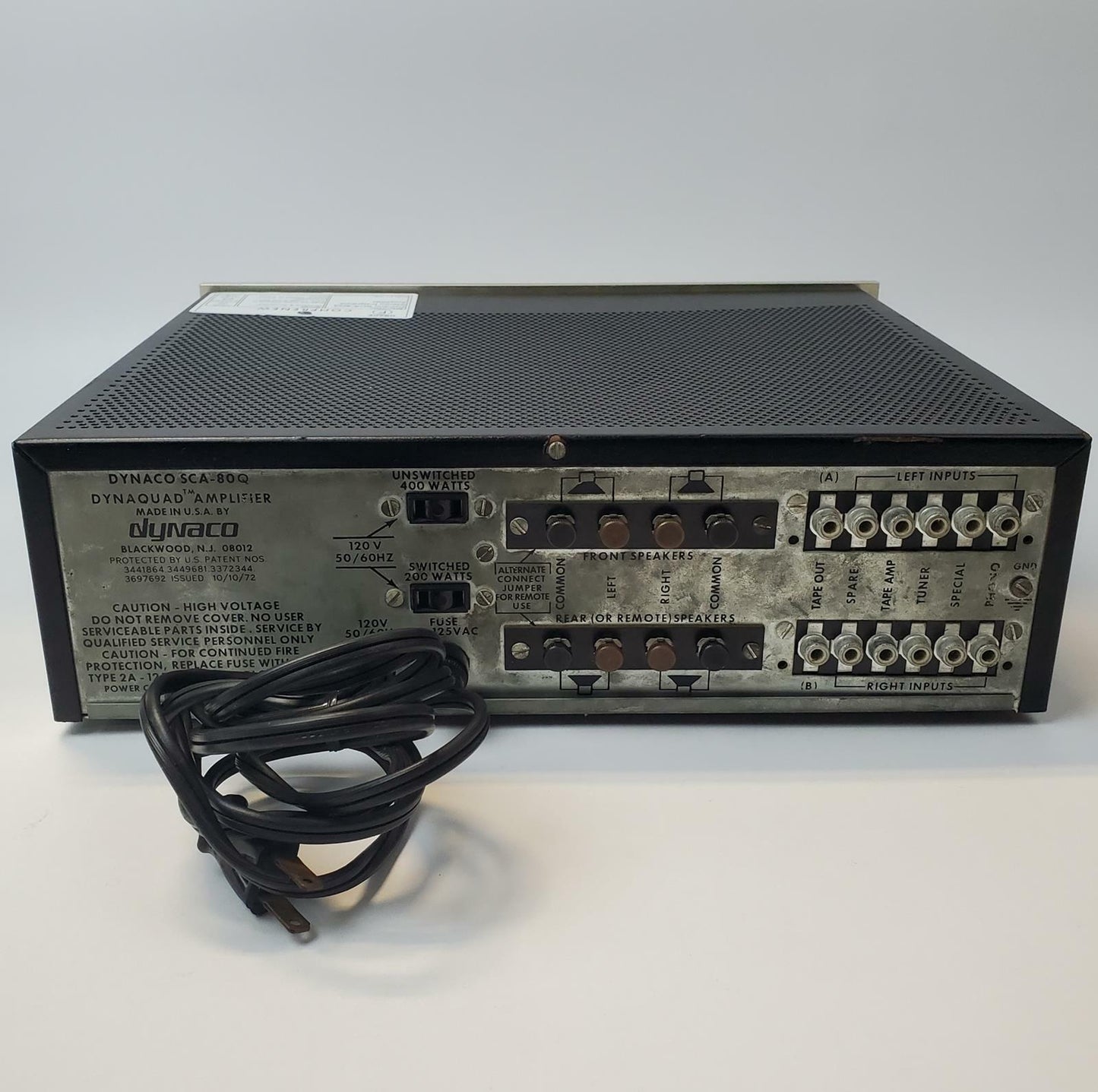 DYNACO SCA-80Q Stereo Integrated Amplifier | Grade F