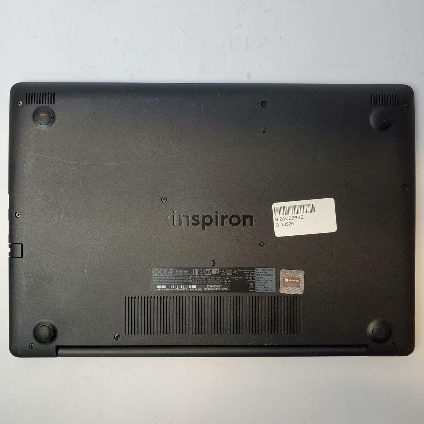 DELL INSPIRON 3593 Win 11 Home I3-1005G1 16GB RAM 512GB NVME | Grade B