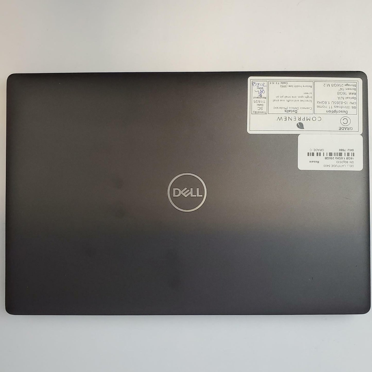 DELL LATITUDE 5400 Win 11 Home i5-8265U 16GB RAM 256GB M.2 | Grade C