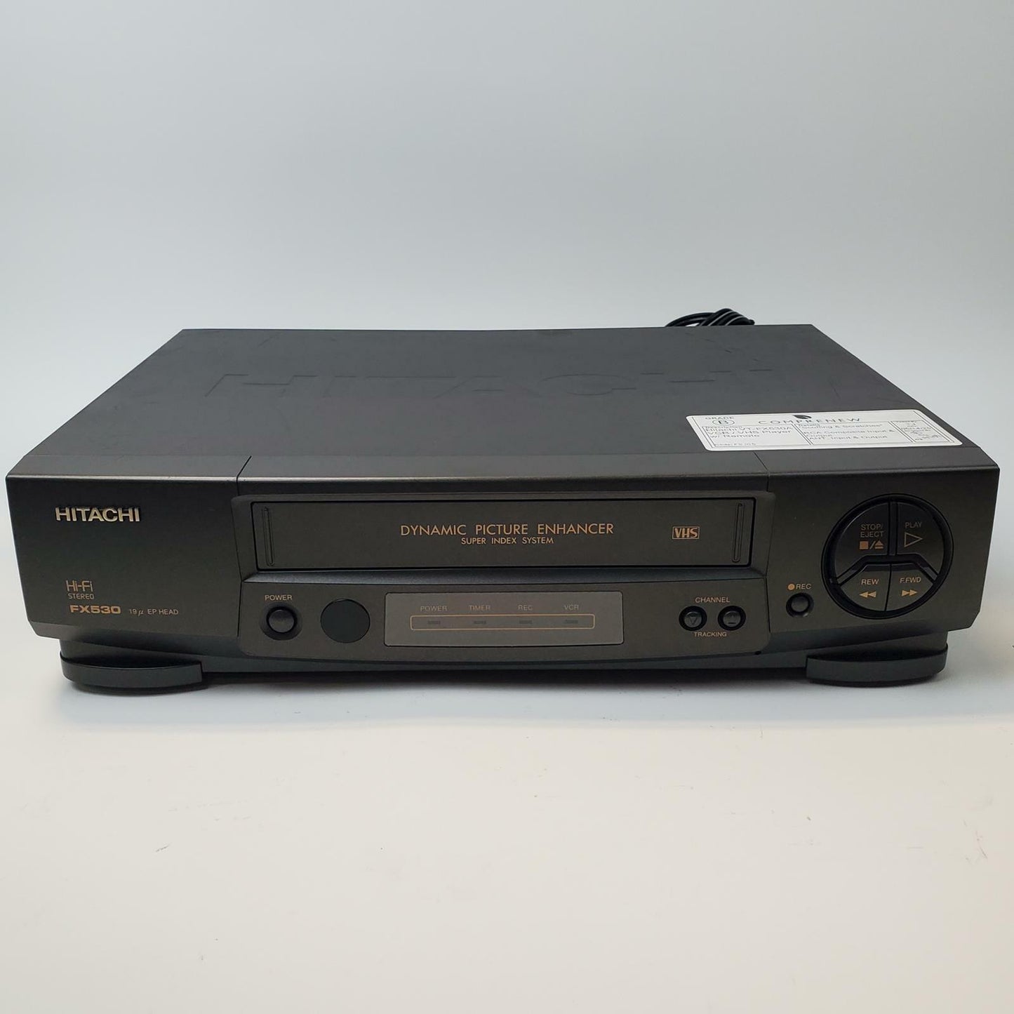 Hitachi VT-FX530A VCR/VHS Player w/ Remote | Grade B