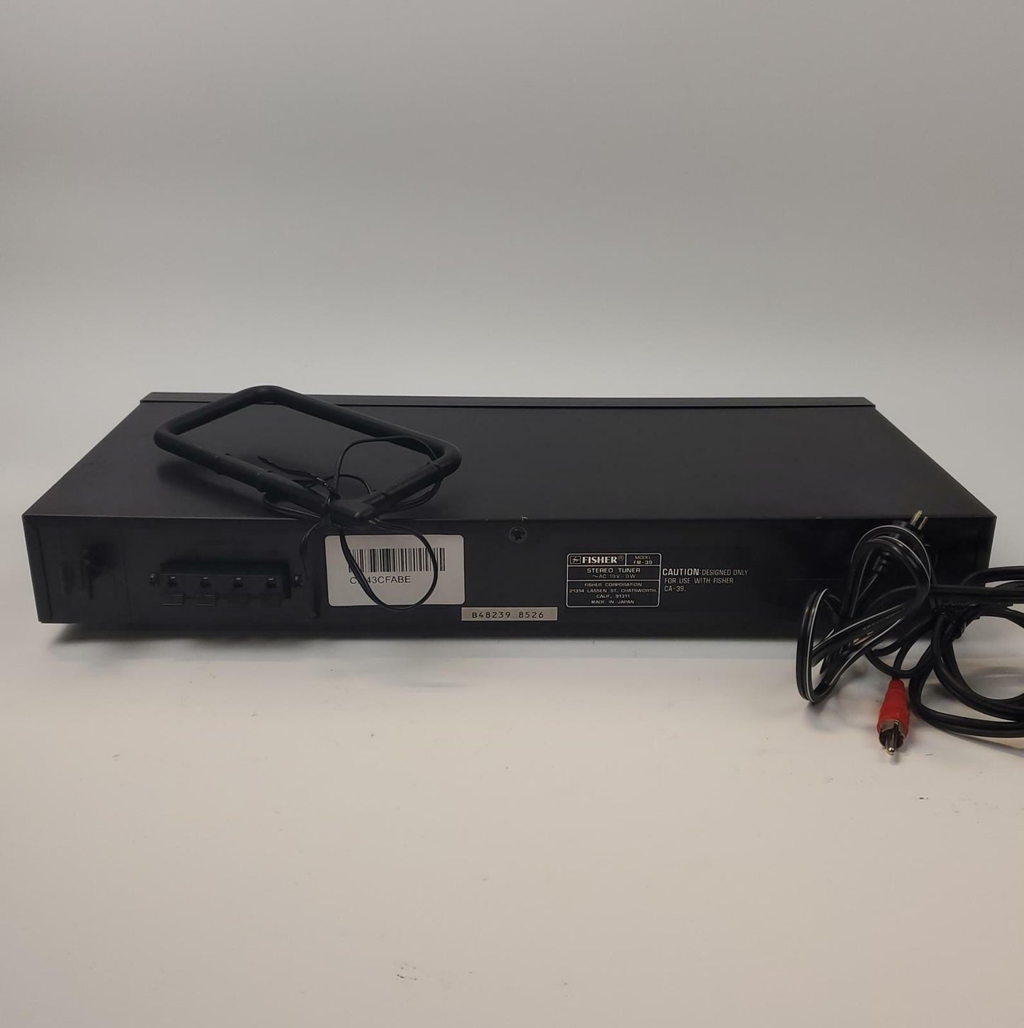 Fisher CA-39 Stereo Amplifier & FM-39 AM/FM Tuner Set | Grade B