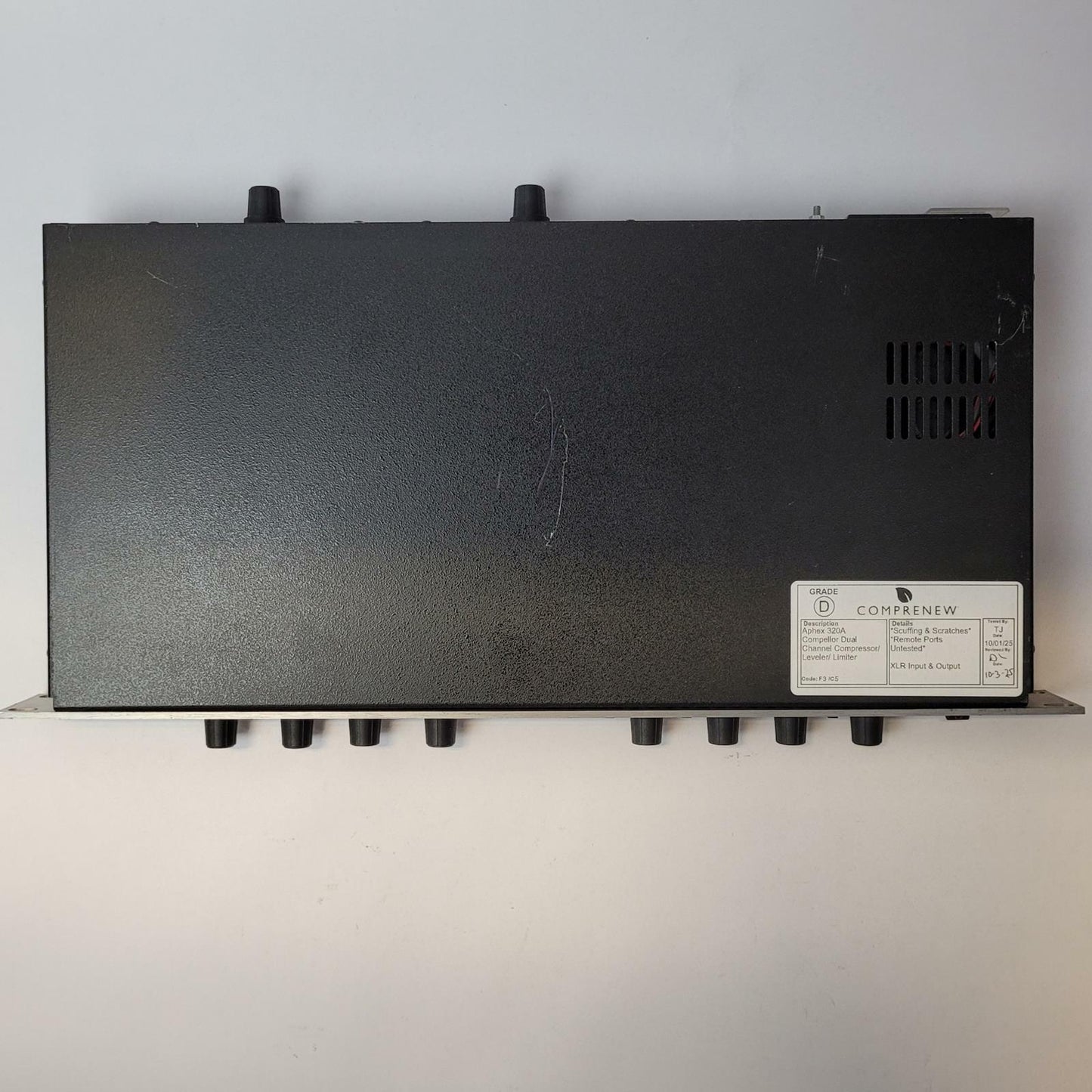 APHEX 320A Compellor Dual Channel Compressor/Leveler/Limiter | Grade D