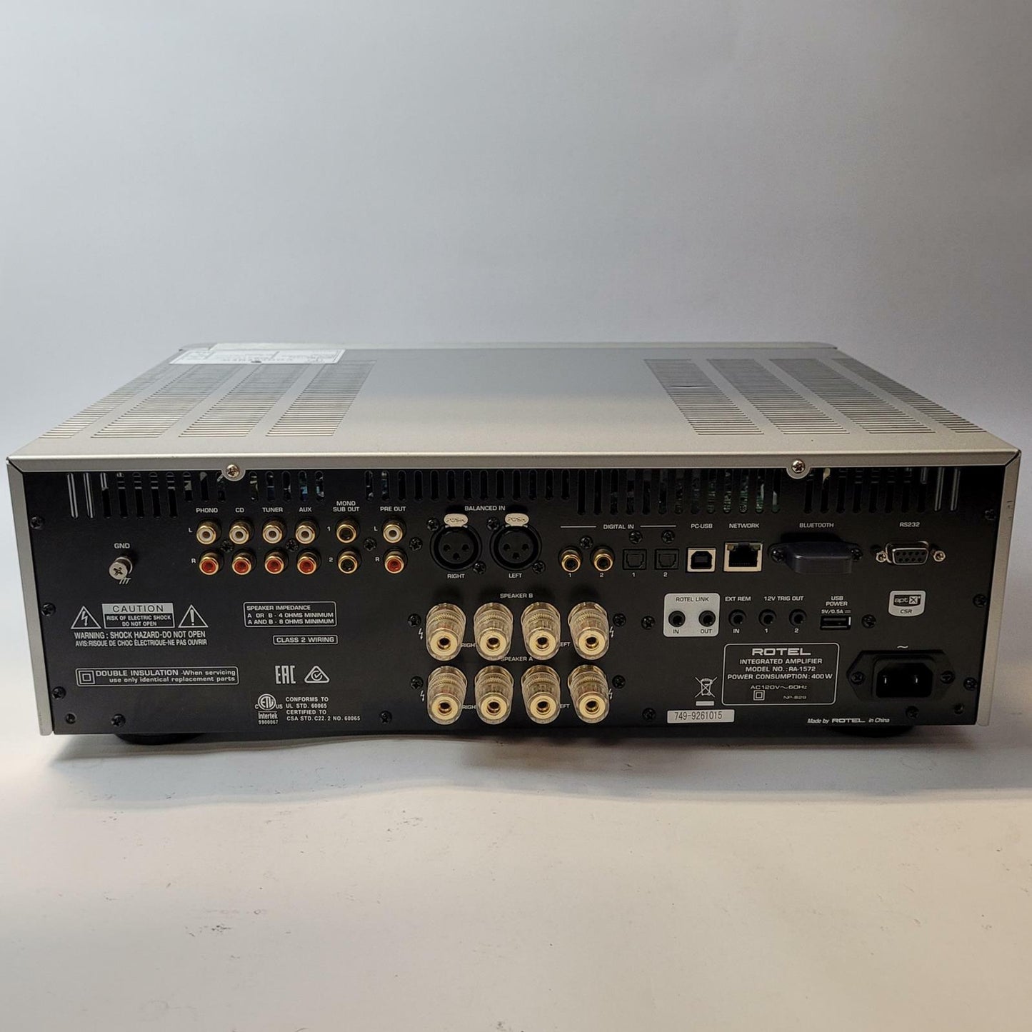 ROTEL RA-1572 Stereo Integrated Amplifier | Grade F