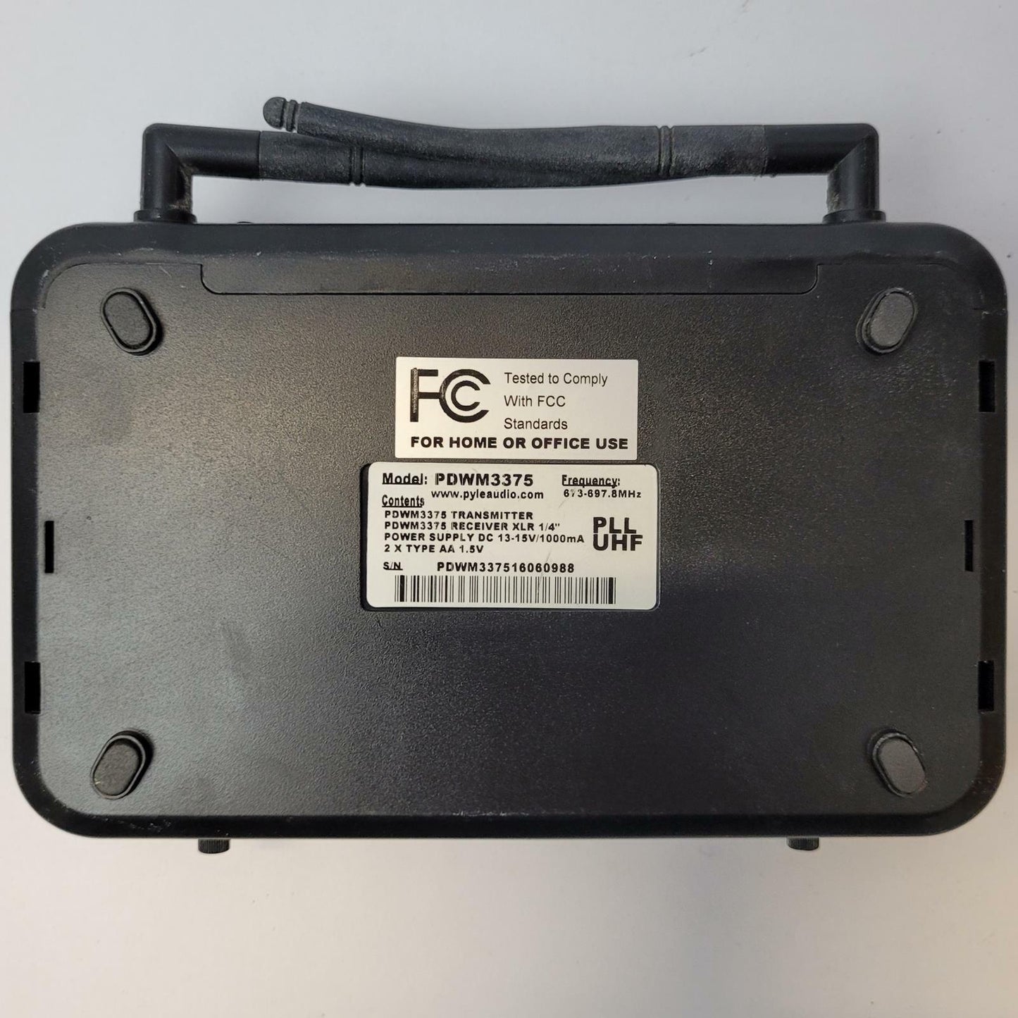 PYLE PDWM3375 Wireless Microphone and Receiver | Grade B
