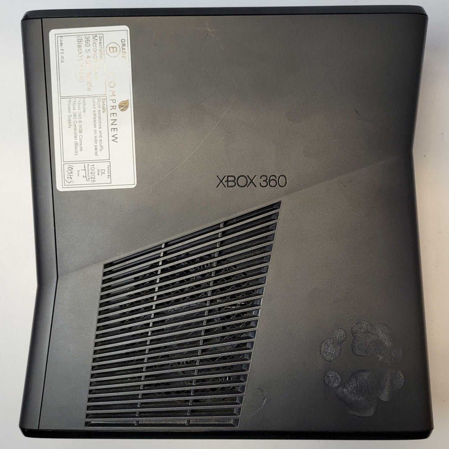 Microsoft Xbox 360 S 1439 4GB Console Bundle (Black) | Grade B