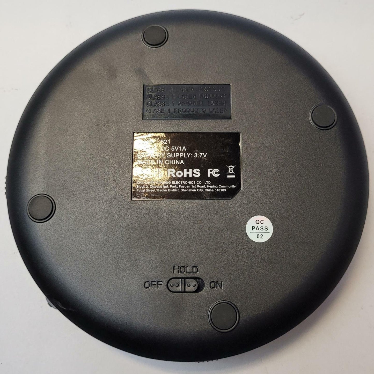 Shenzen Canjing Electronics 521 Bluetooth Portable CD Player | Grade B
