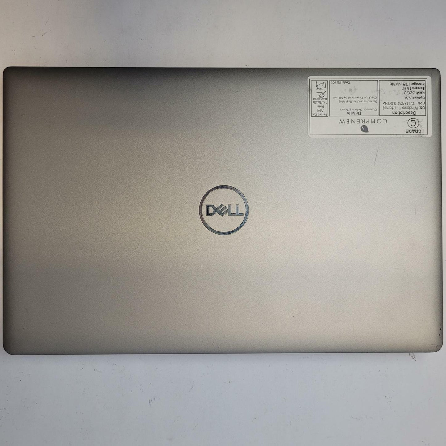 DELL LATITUDE 5520 Win 11 Home i7-1185G7 32GB RAM 1TB NVME | Grade C | 10469