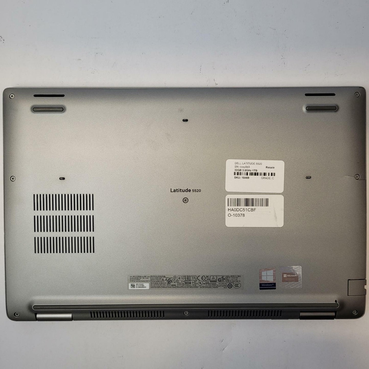 DELL LATITUDE 5520 Win 11 Home i7-1185G7 32GB RAM 1TB NVME | Grade C | 10469