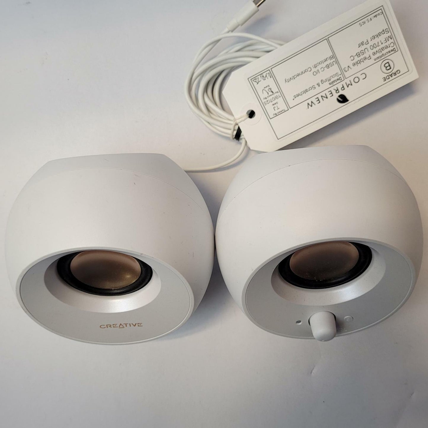 CREATIVE MF1700 Pebble V3 USB-C/Bluetooth Speaker Pair | Grade B