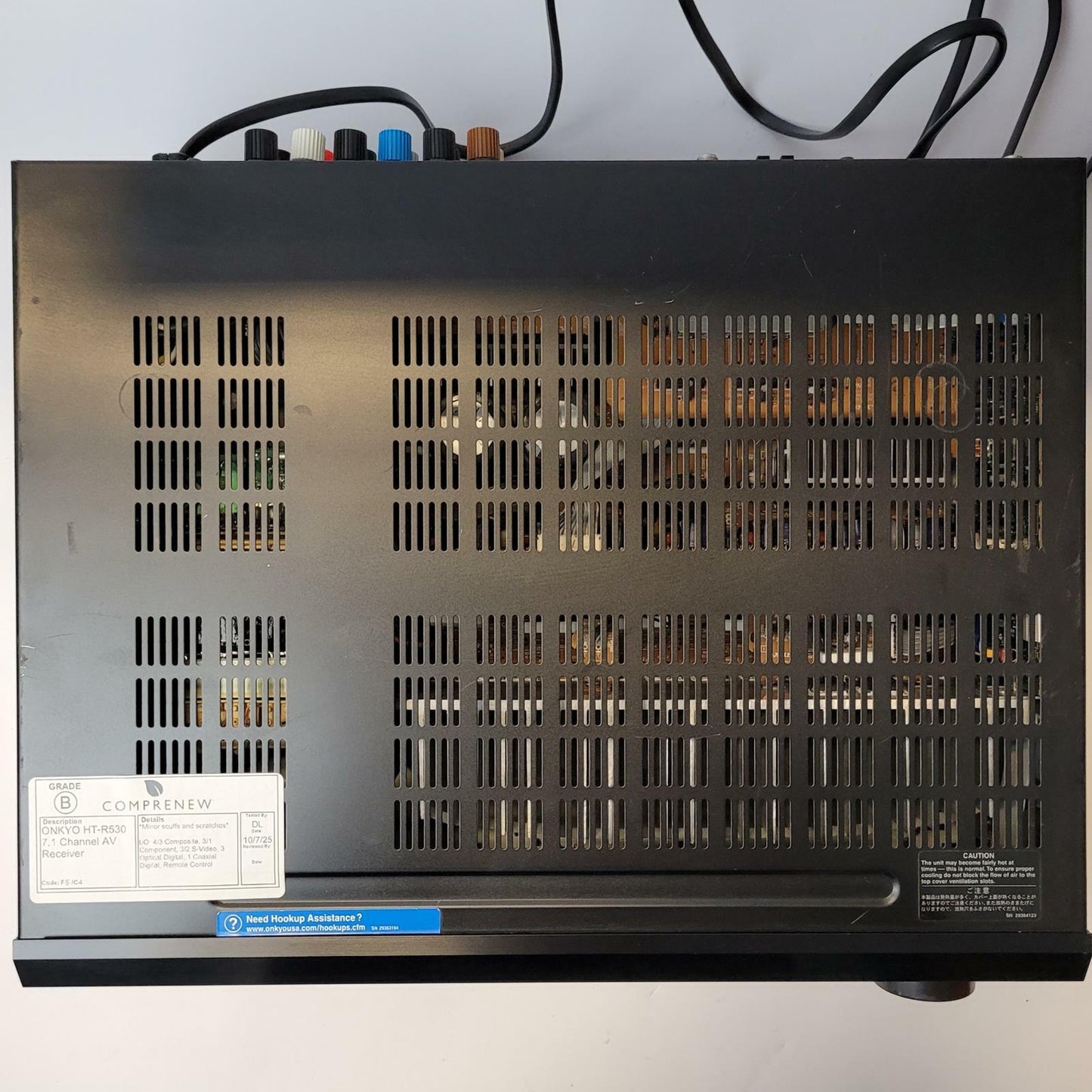 ONKYO HT-R530 7.1 Channel AV Receiver | Grade B