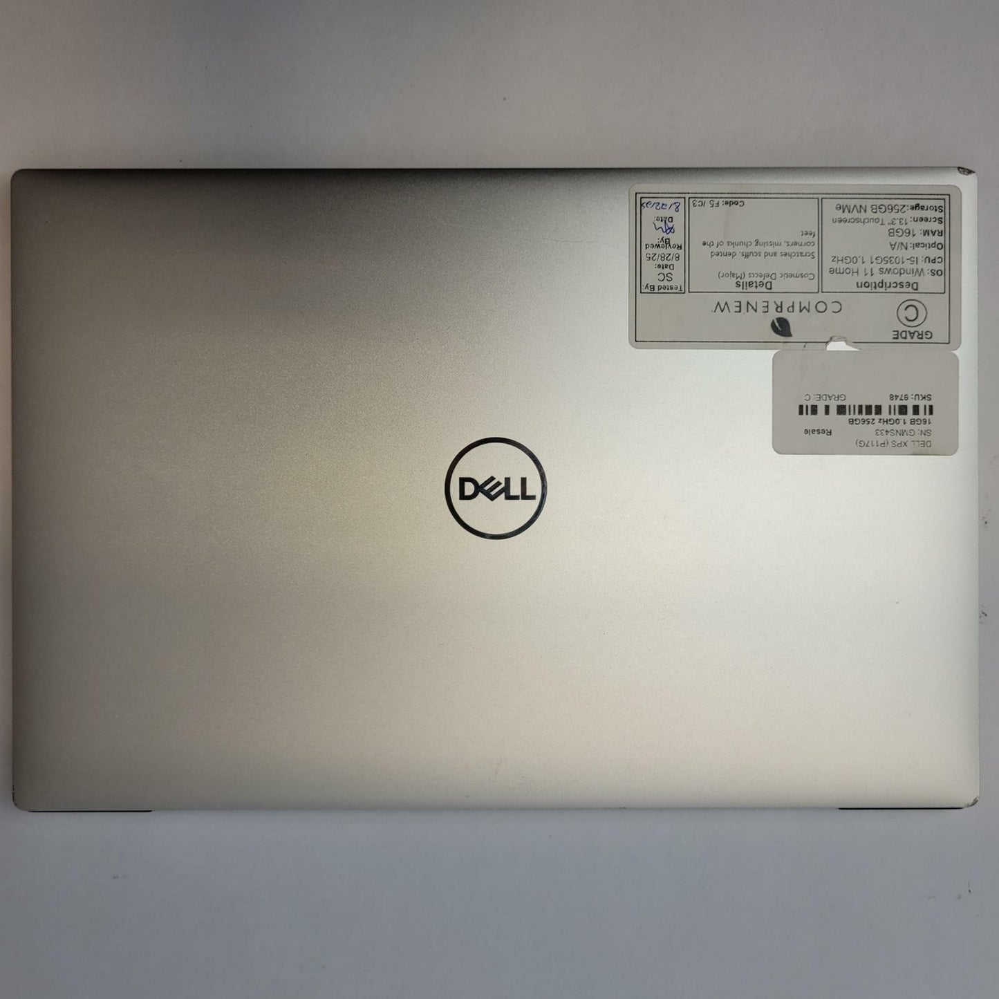 DELL XPS P117G Windows 11 Home i5-1035G1 16GB RAM 256GB NVME | Grade C