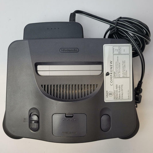 Nintendo 64 NUS-001 Video Game Console Basic Bundle | Grade B | 9774