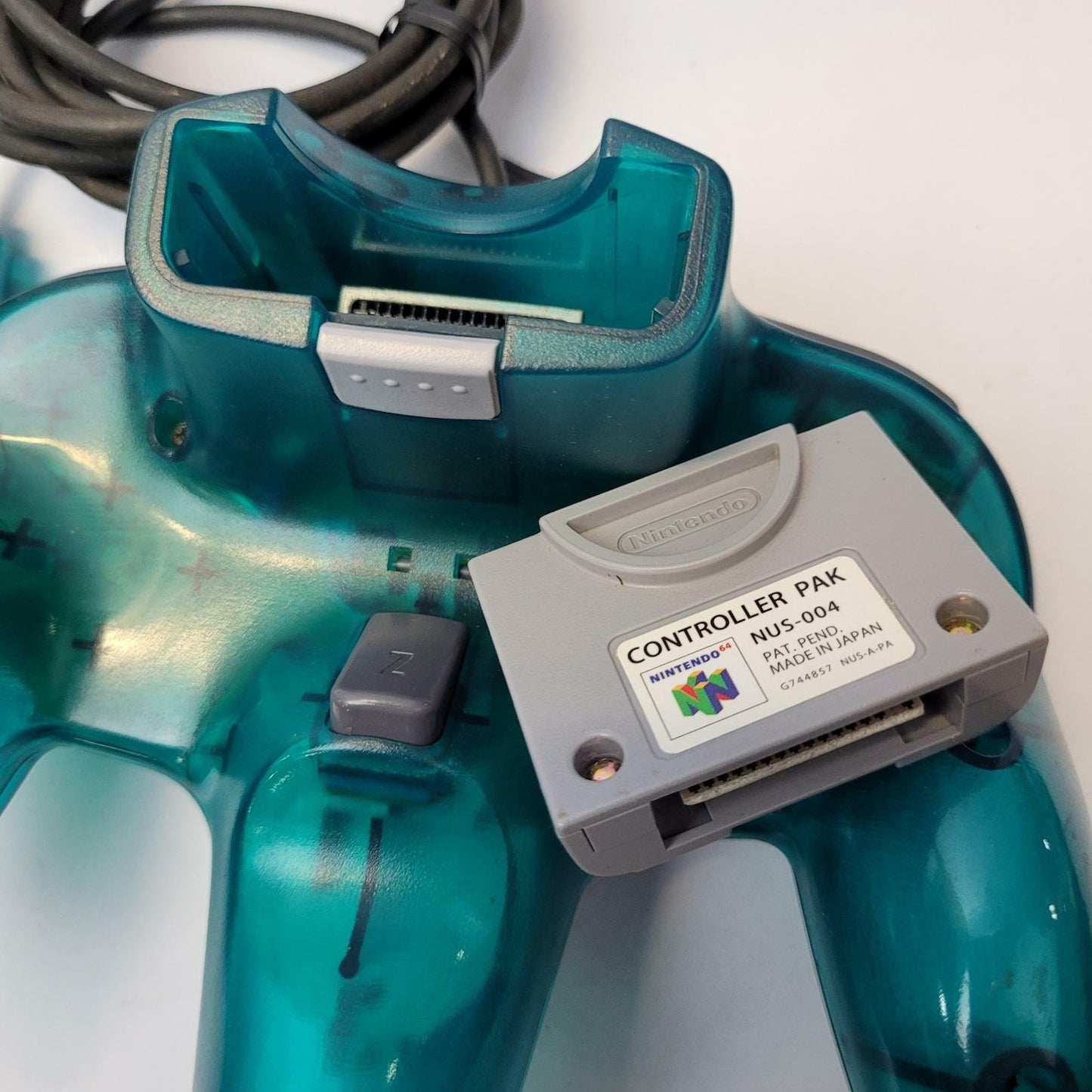 Nintendo 64 NUS-001 Video Game Console Basic Bundle (Ice Blue) | Grade B