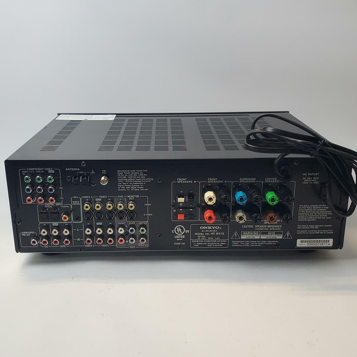 ONKYO HT-R510 6.1 AV Surround Receiver | Grade B