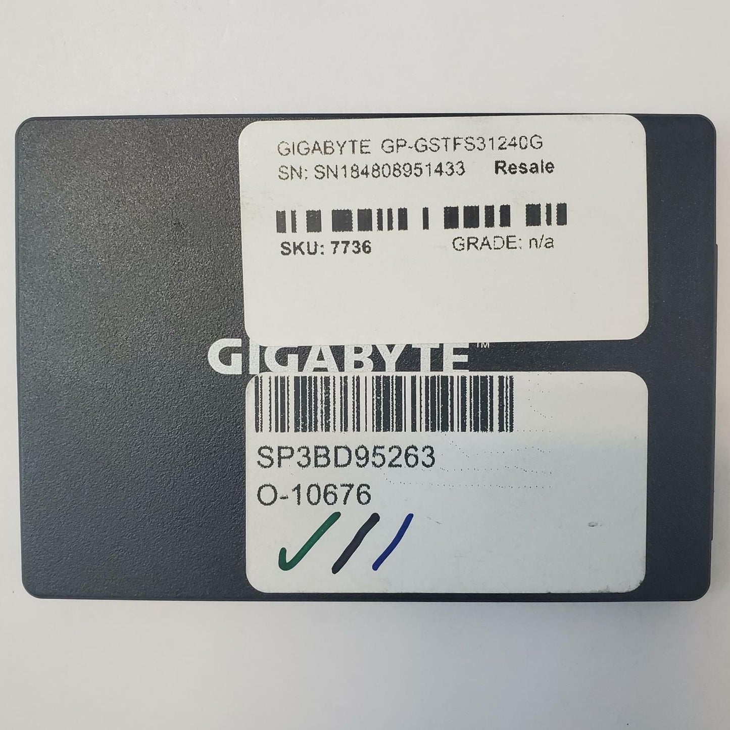 GIGABYTE GP-GSTFS31240GNTD 240GB 2.5" SATA Internal SSD | Grade A