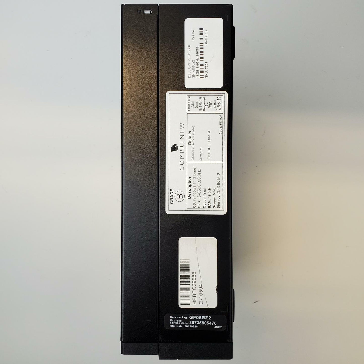 DELL OPTIPLEX 5060 Win 11 Home i5-8500 16GB RAM 256GB M.2 | Grade B