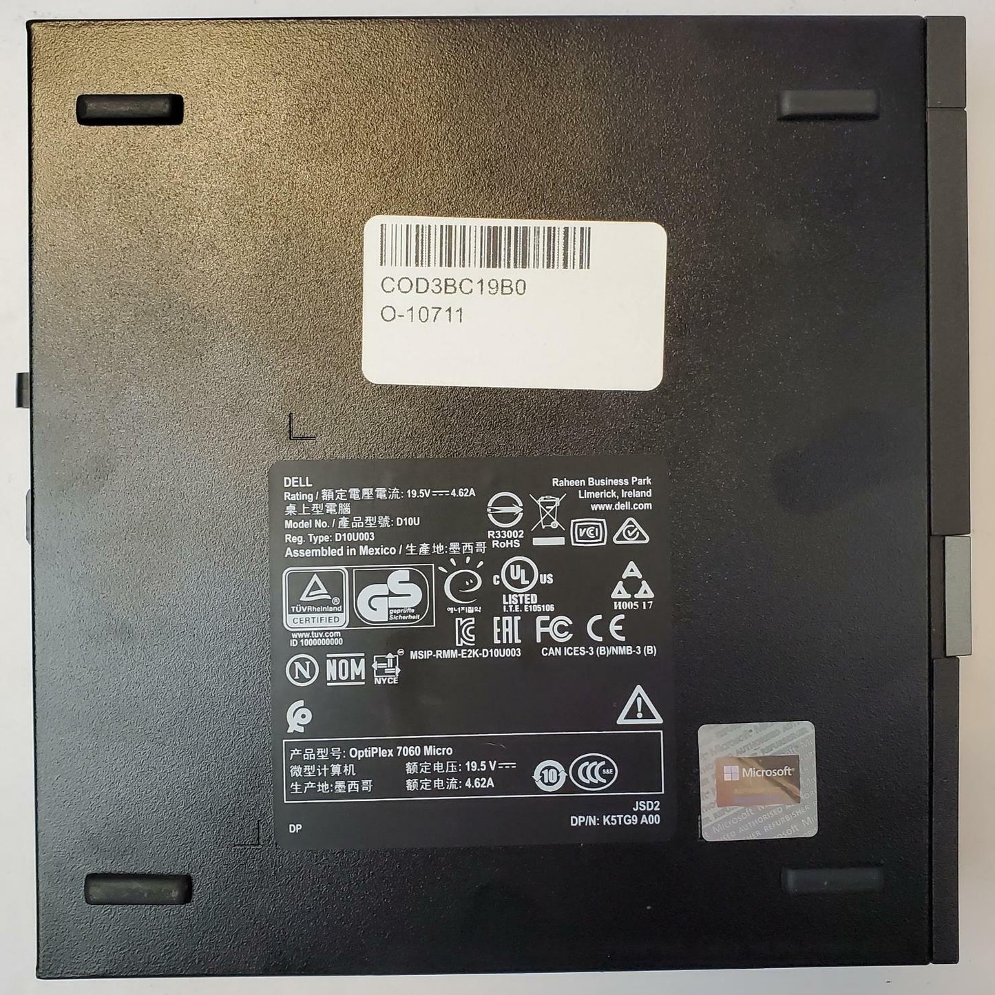 DELL OPTIPLEX 7060 Win 11 Home i5-8500T 16GB RAM 180GB M.2 | Grade A