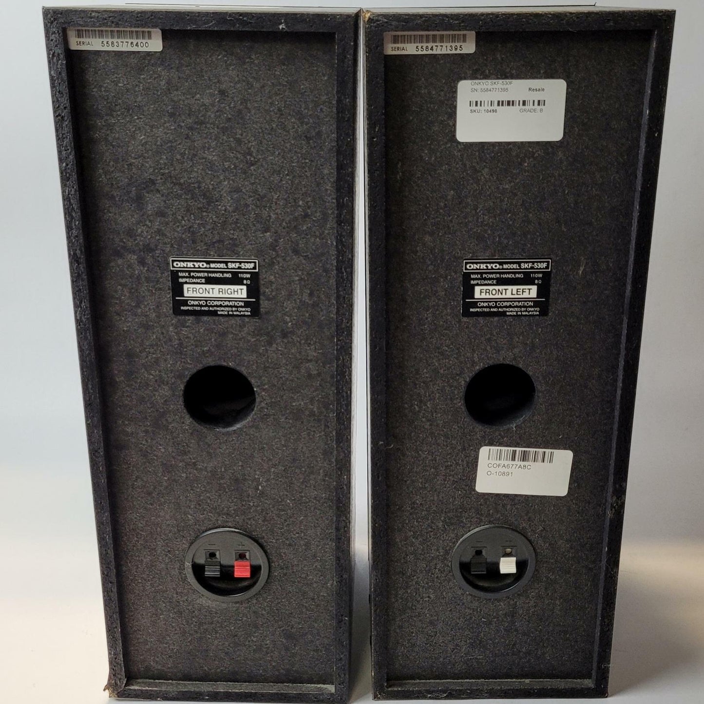 ONKYO SKF-530F Stereo Speaker Pair | Grade B