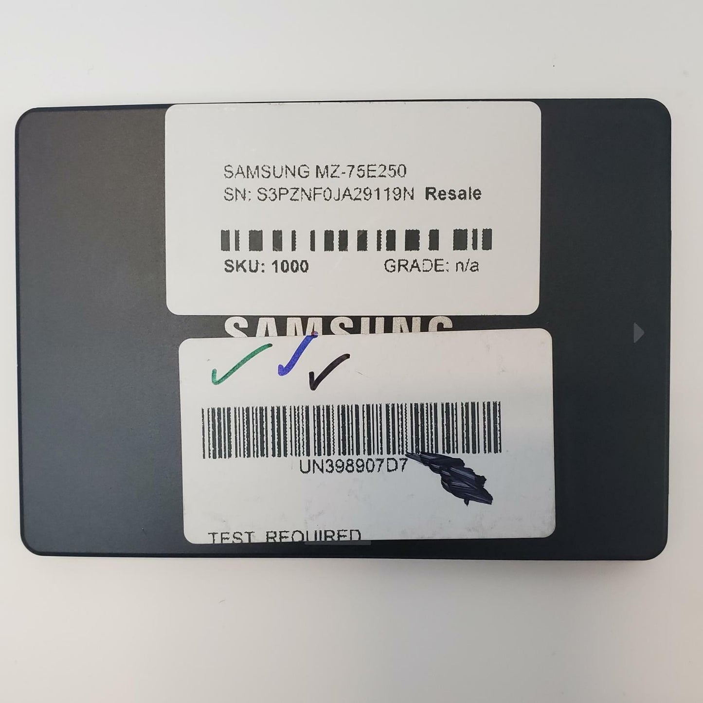 Samsung MZ-75E250 250GB 2.5" SATA Internal SSD | Grade A | 10028